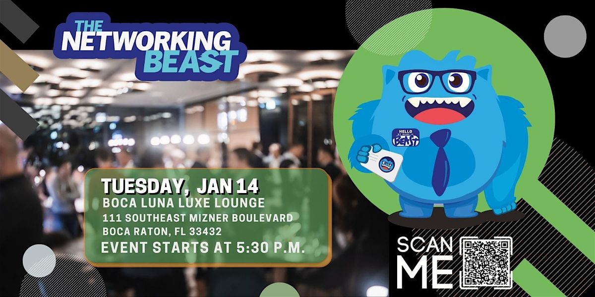 Networking Event & Business Card Exchange by The Networking Beast (BOCA)