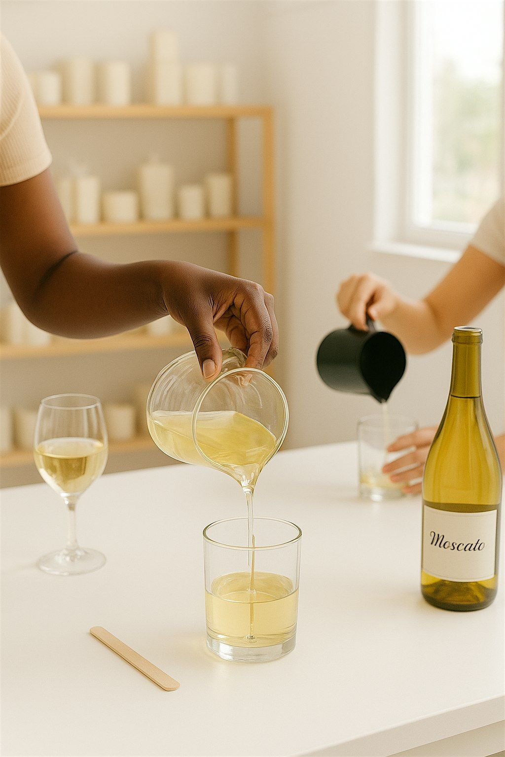 Candle Making + Moscato Wine Tasting