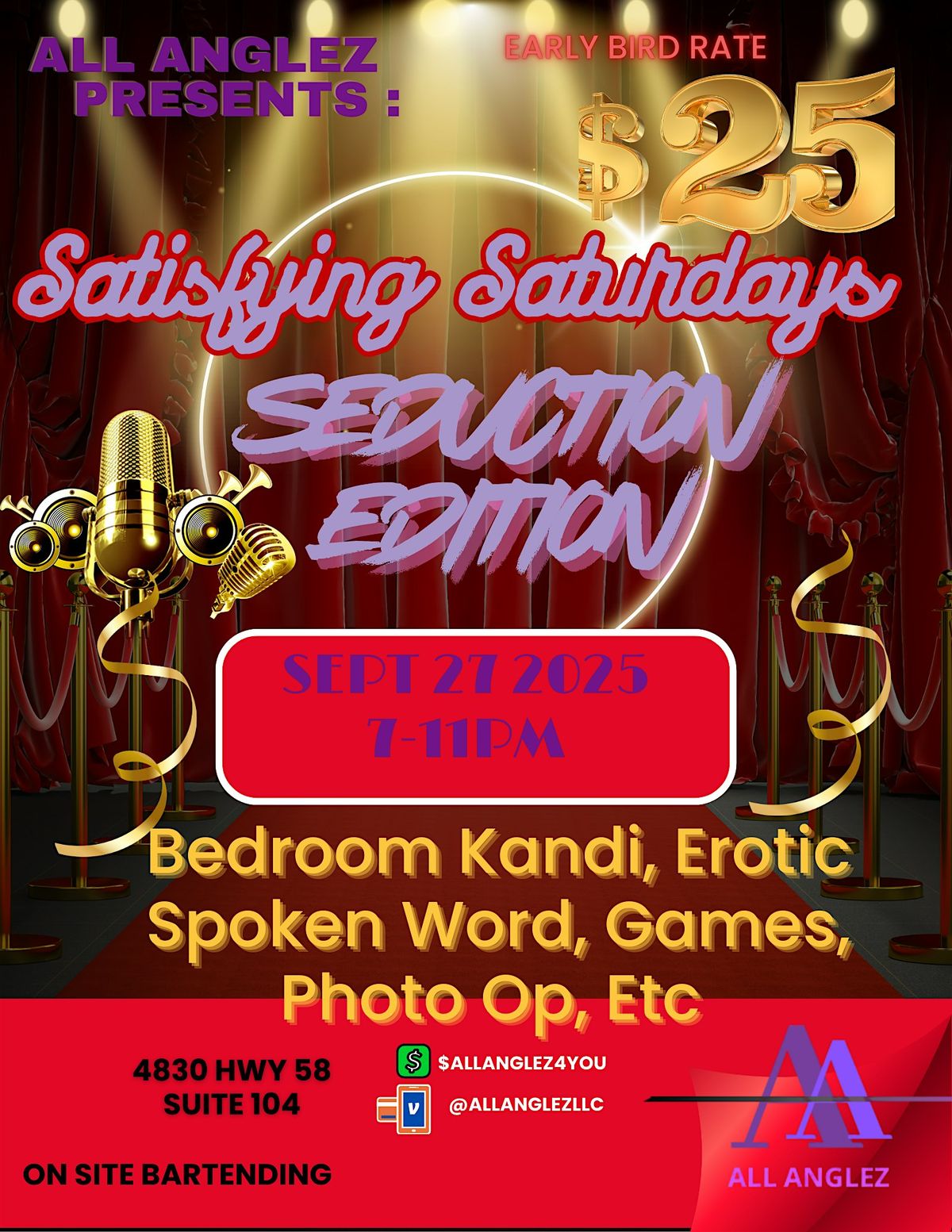 Satisfying Saturdays: Seduction Edition
