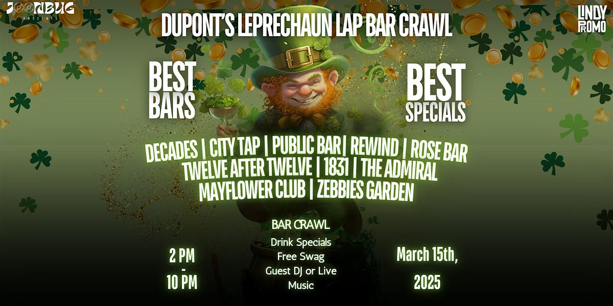 DC\u2019s Leprechaun Lap Bar Crawl