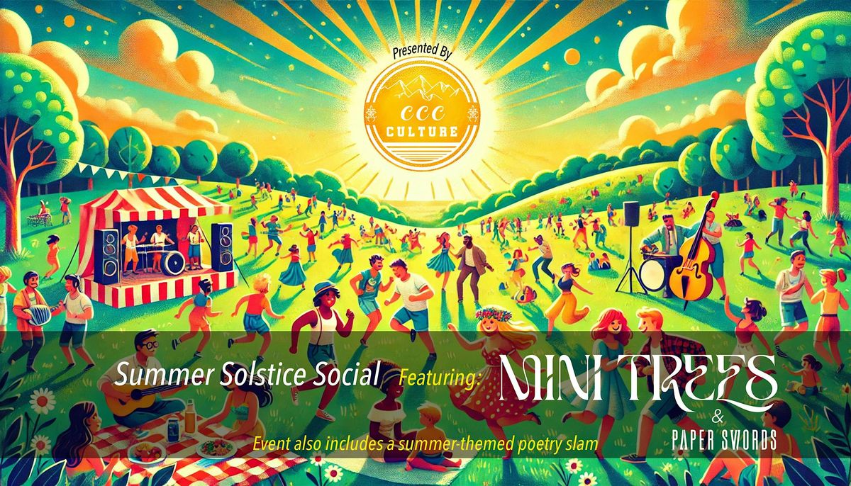 Summer Solstice Social featuring Mini Trees