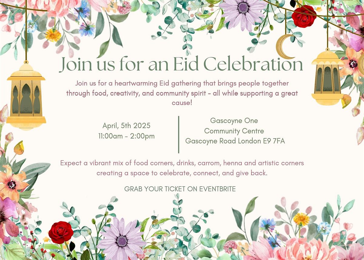 Eid for All: A Charity Celebration of Unity & Hope Welcoming All