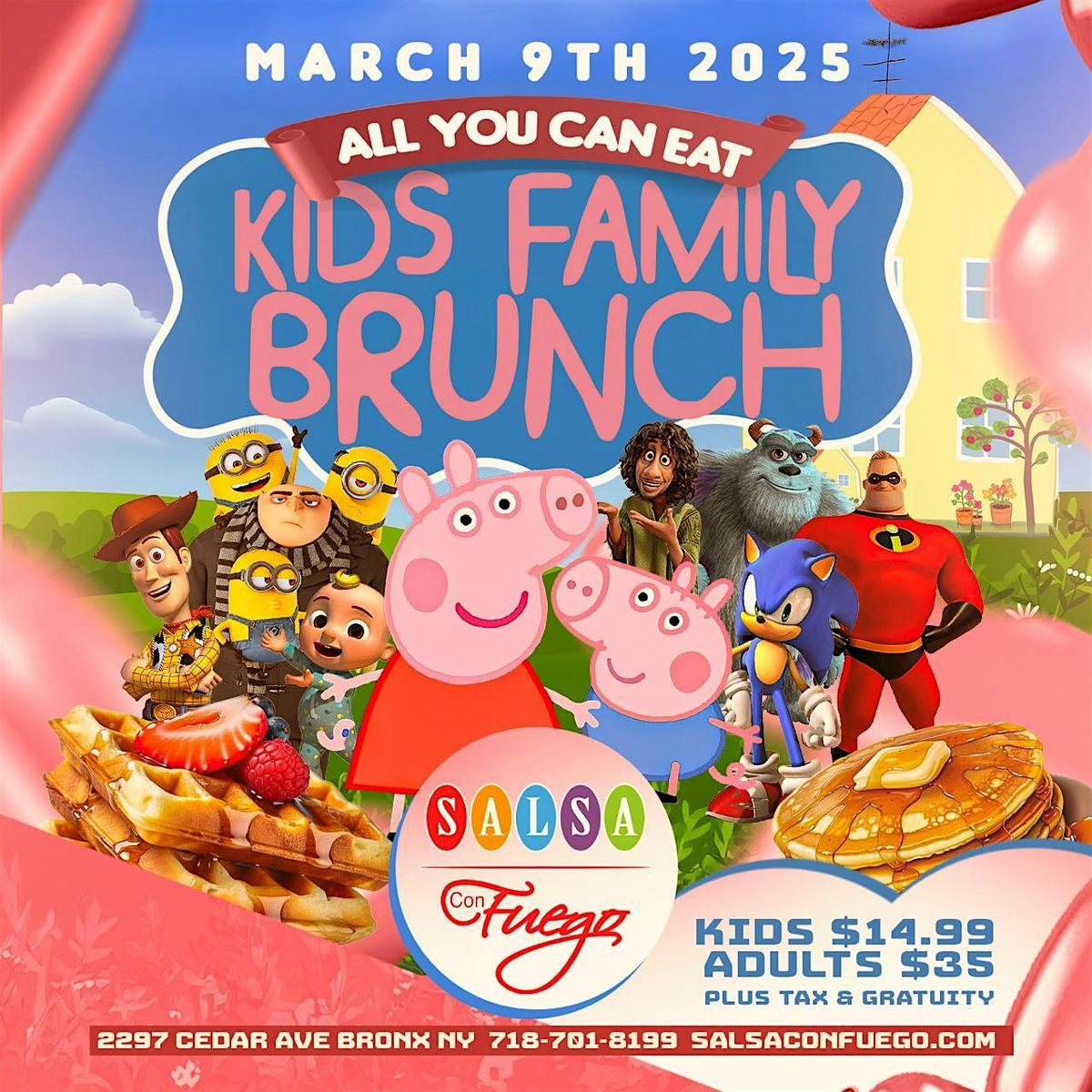 Kids Family Brunch  All You Can Eat