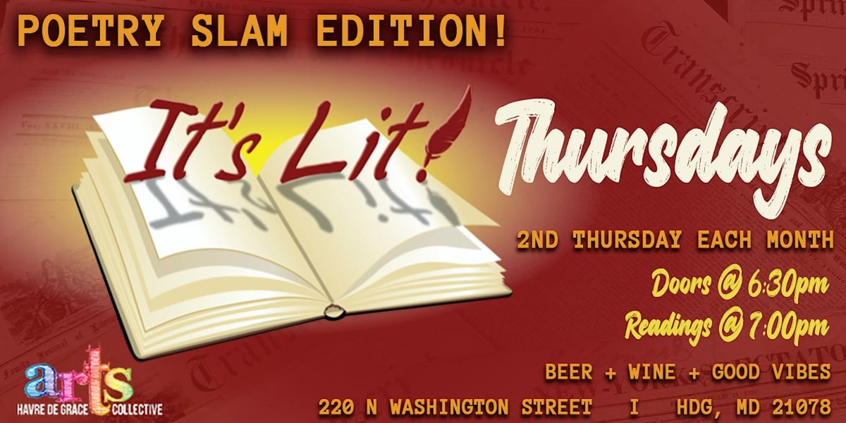 LIT! Thursdays - POETRY SLAM EDITION