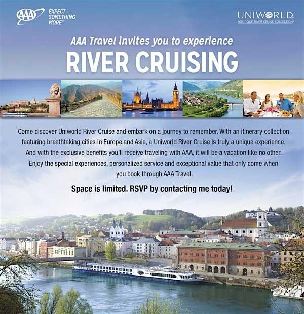 AAA Travel Invites you to experience RIVER CRUISING!