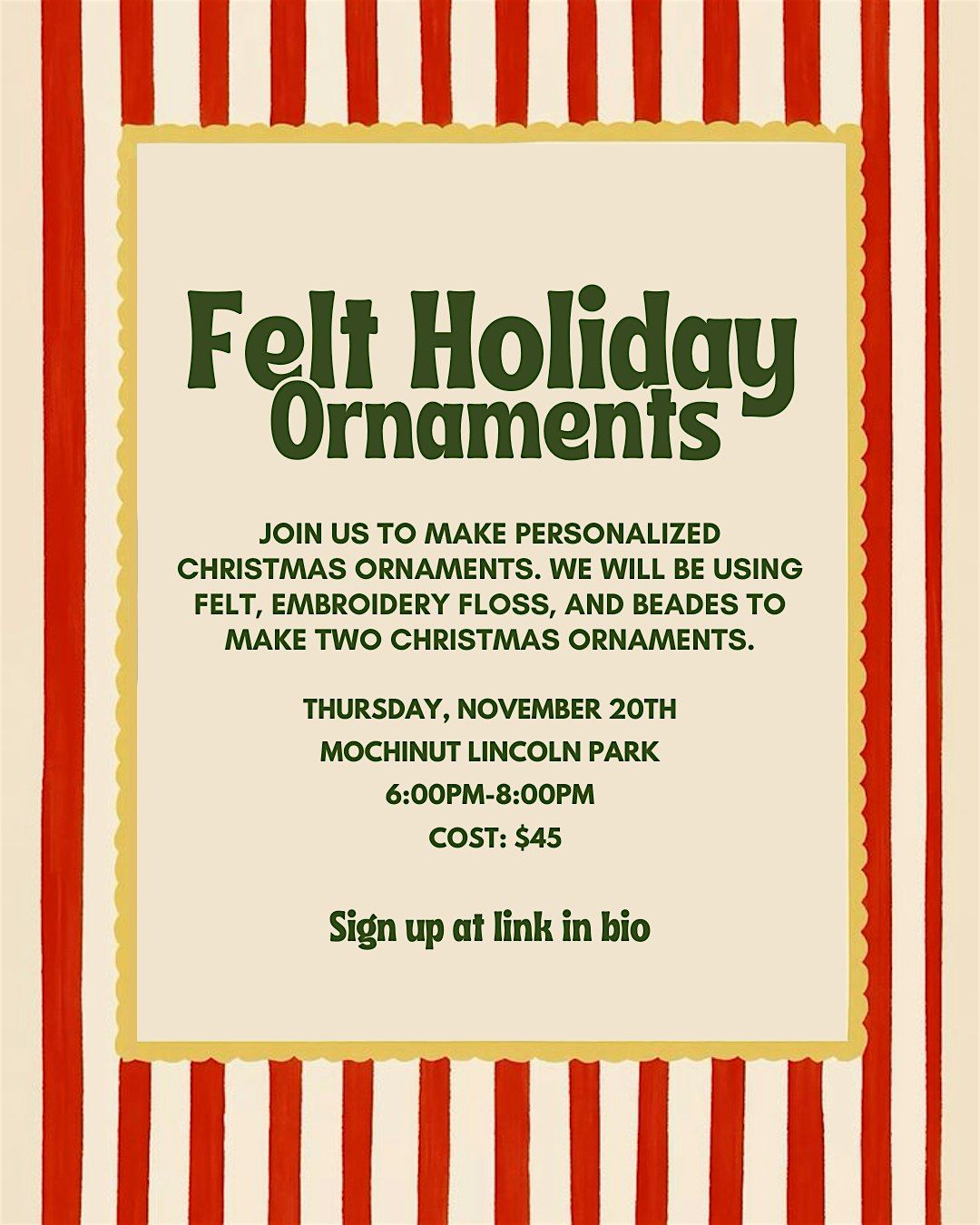 Felt Holiday Ornaments