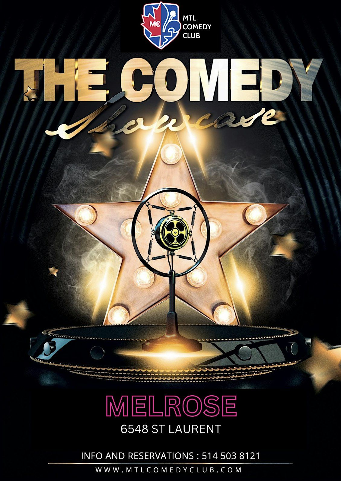 WEDNESDAY, NOVEMBER 5TH , 2025 | THE SHOWCASE! A Stand-Up Comedy Show