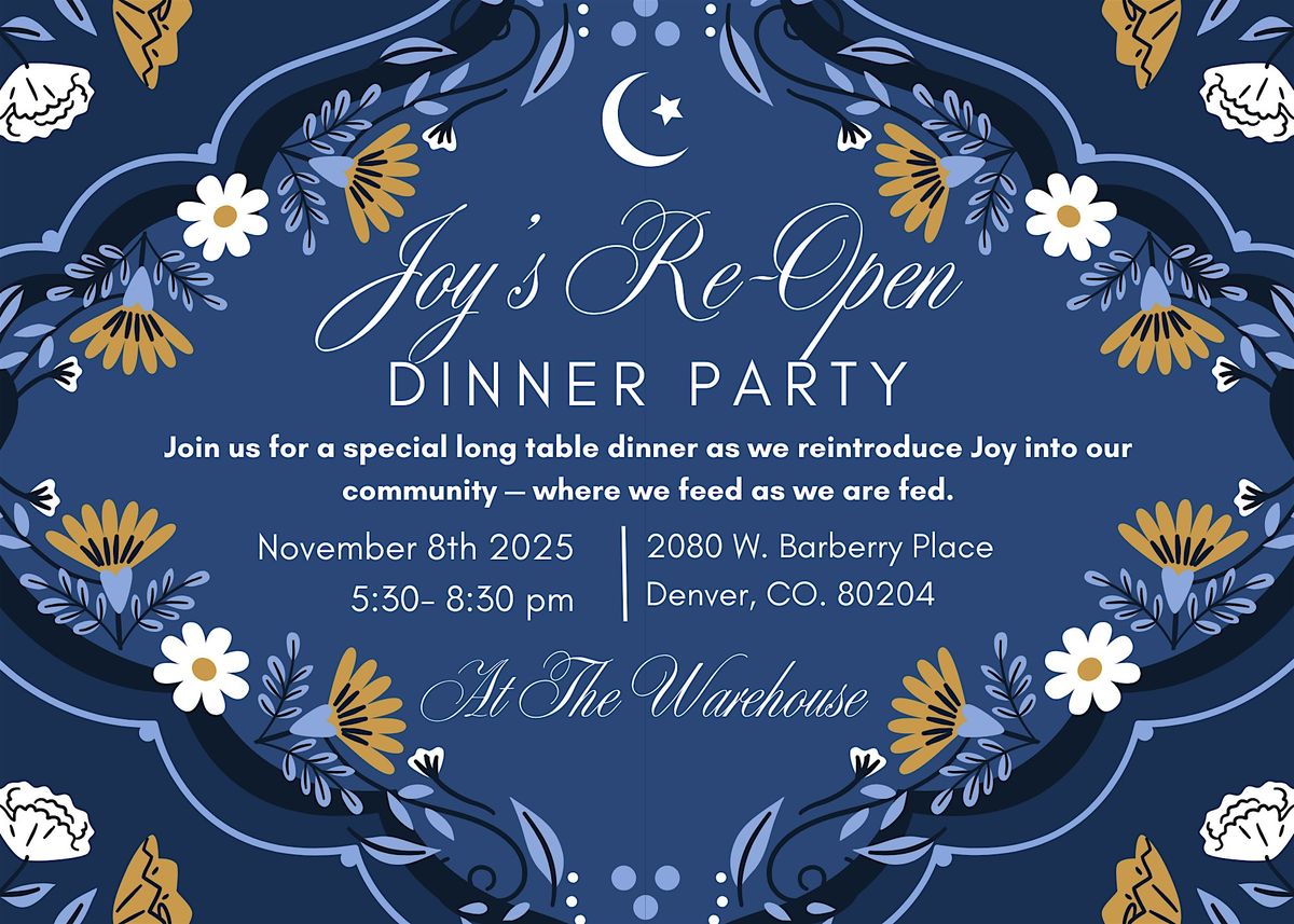 Joy's Re-Open Dinner Party