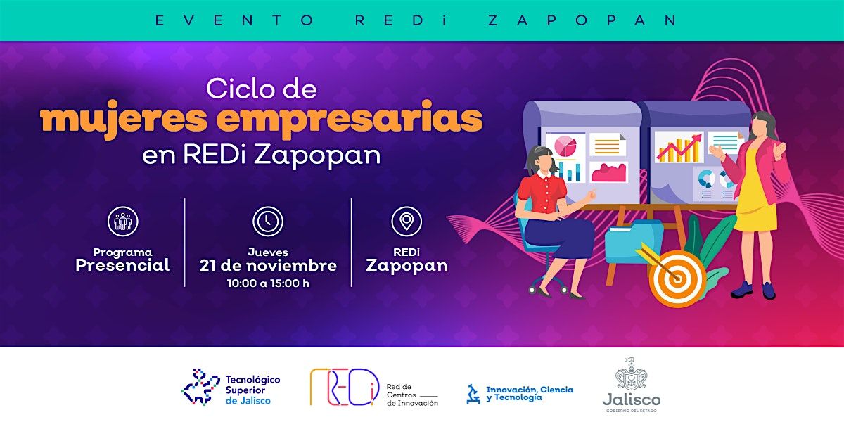 Ciclo de Mujeres Empresarias en Redi Zapopan