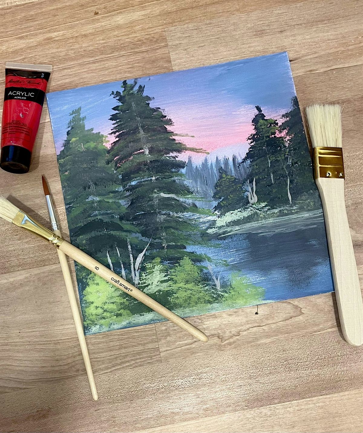 Happy Little Landscapes: A Bob Ross Inspired Painting Class