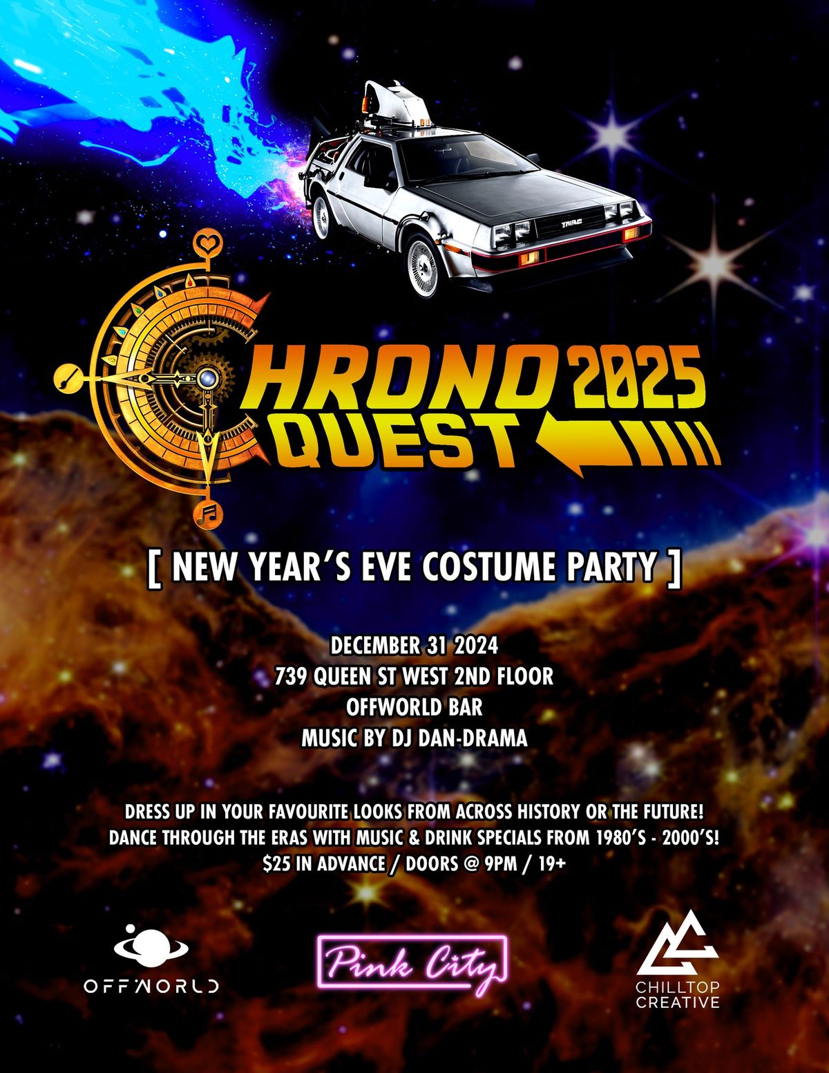 ChronoQuest 2025 (NYE Costume Party)