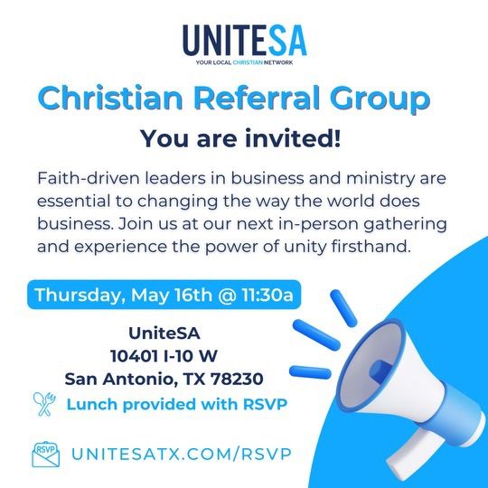 Christain Referral Group Networking Event