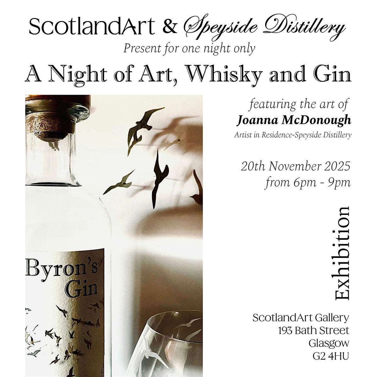 A Night of Art, Whisky and Gin