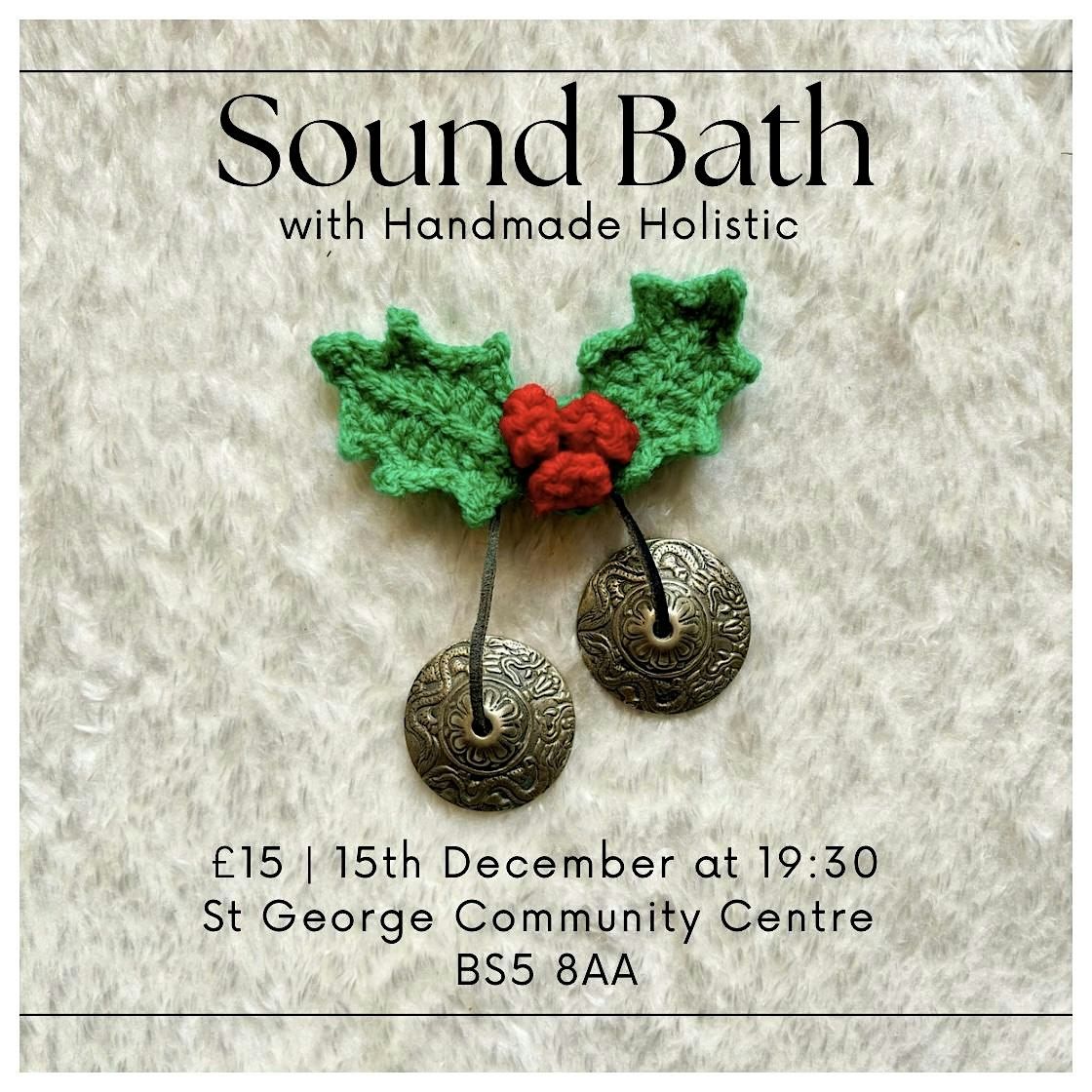 Sound Bath with Handmade Holistic