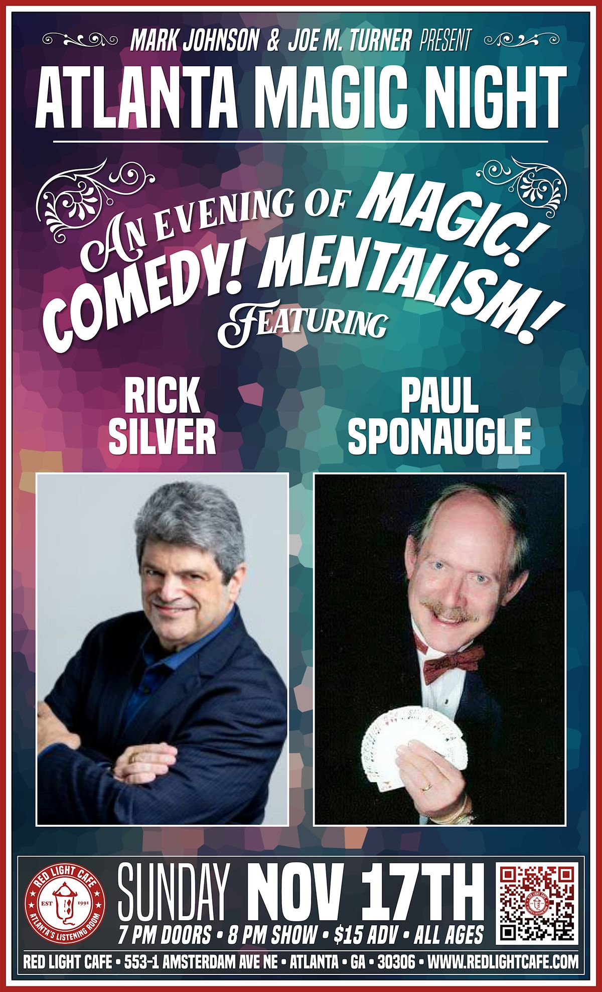 Atlanta Magic Night! w\/ Rick Silver + Paul Sponaugle