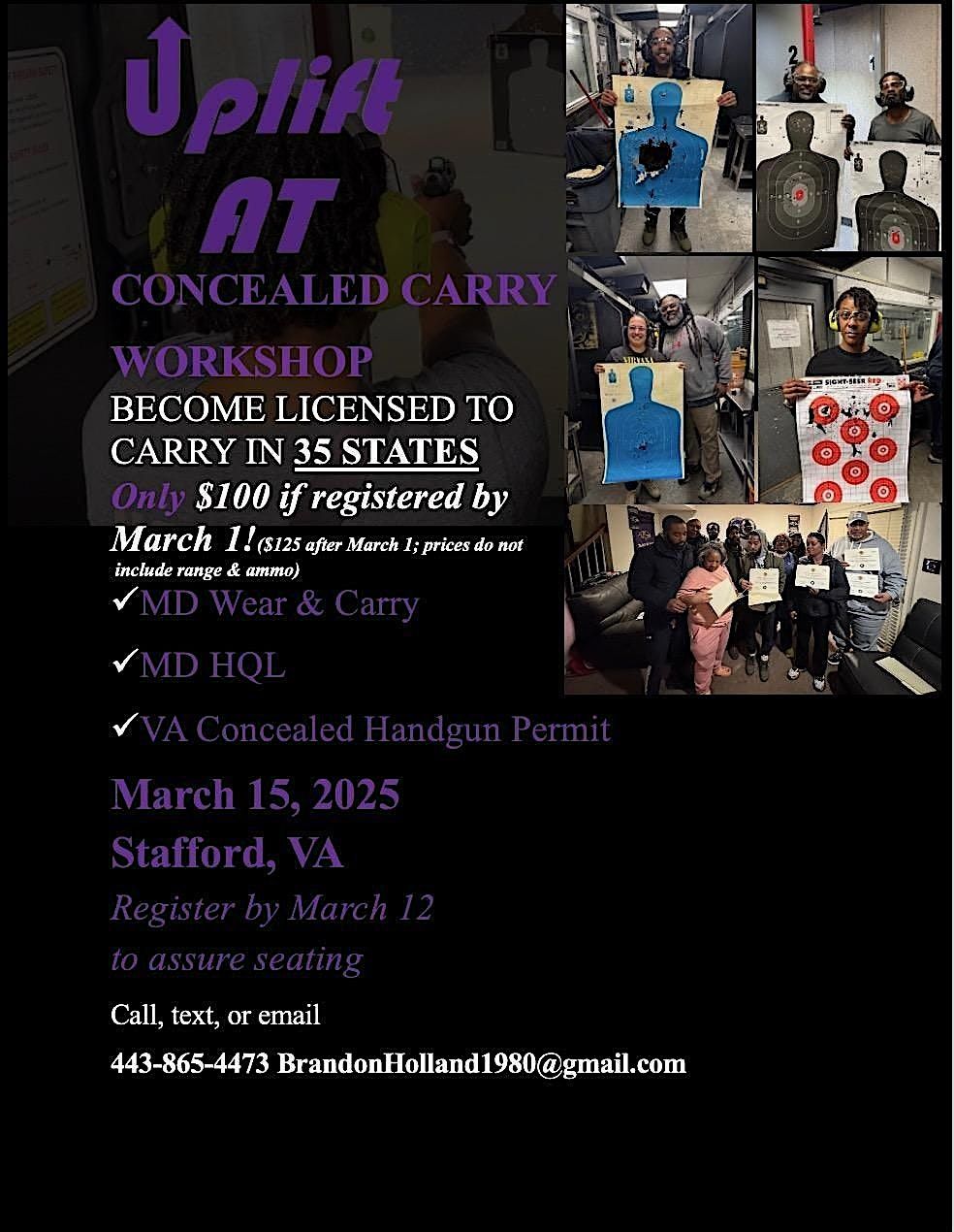 Concealed Carry Weapon & Safety Course