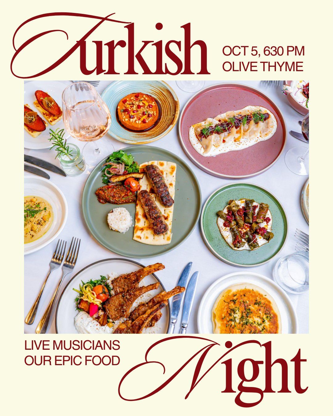 Olive Thyme's Turkish Night