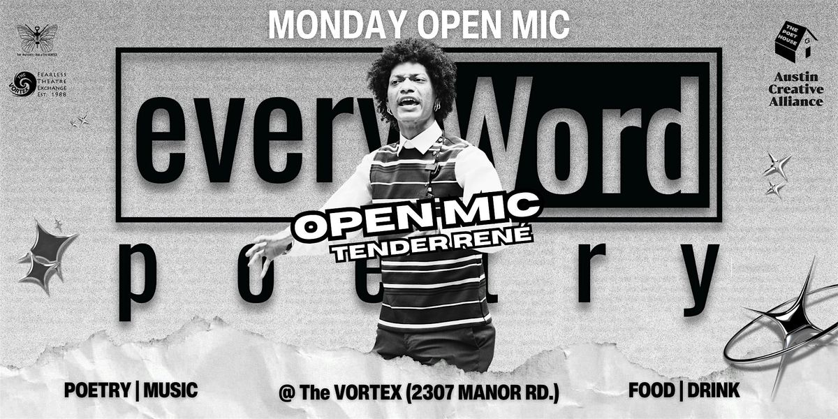 every.Word Poetry's Open Mic | Benefit for Juanita | Hosted by Tender Ren\u00e9