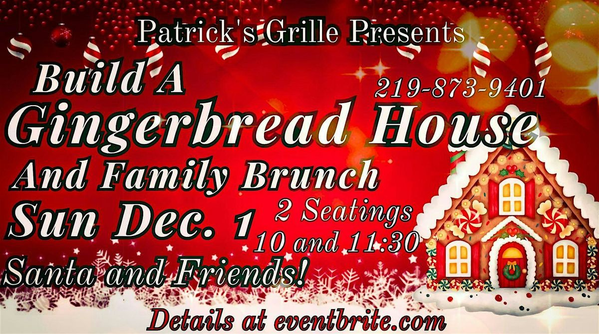 Gingerbread House Santa Brunch Buffet