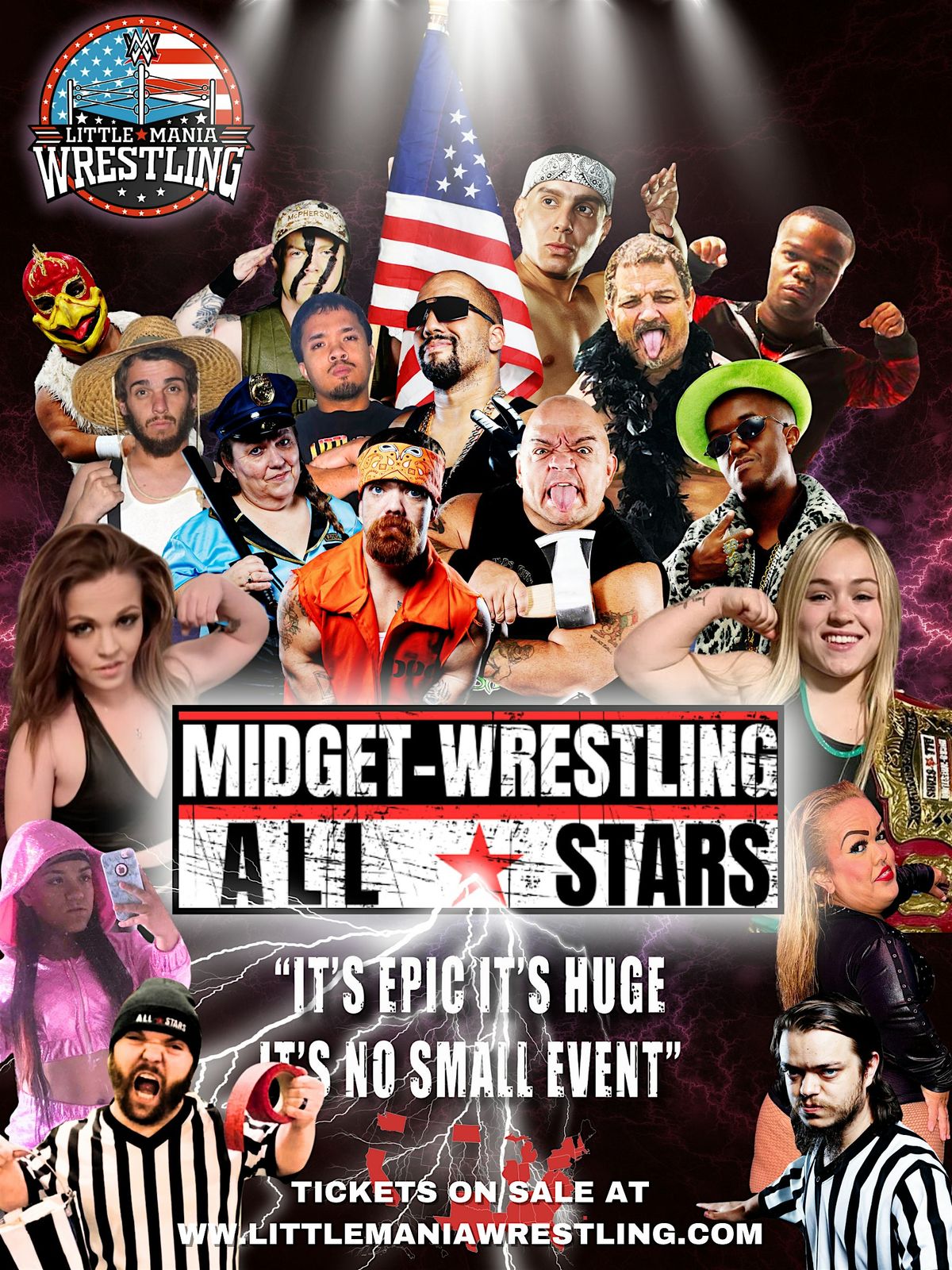 MIDGET-WRESTLING ALL*STARS LIVE! IT'S HUGE IN TAMPA FL!