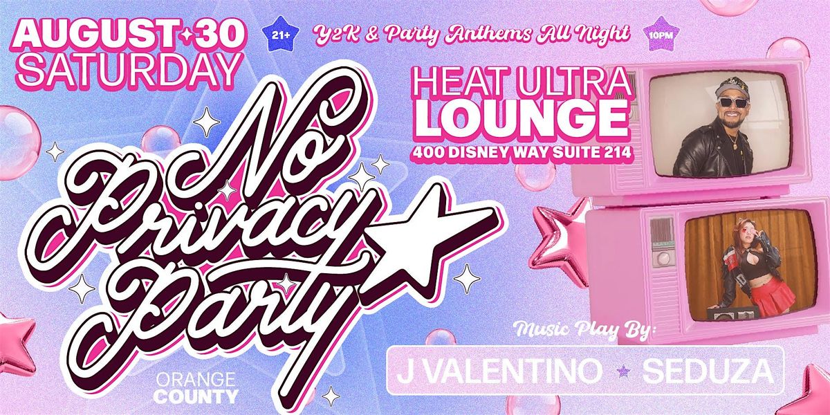 Y2K & Party Anthems @ Heat Ultra Lounge OC!