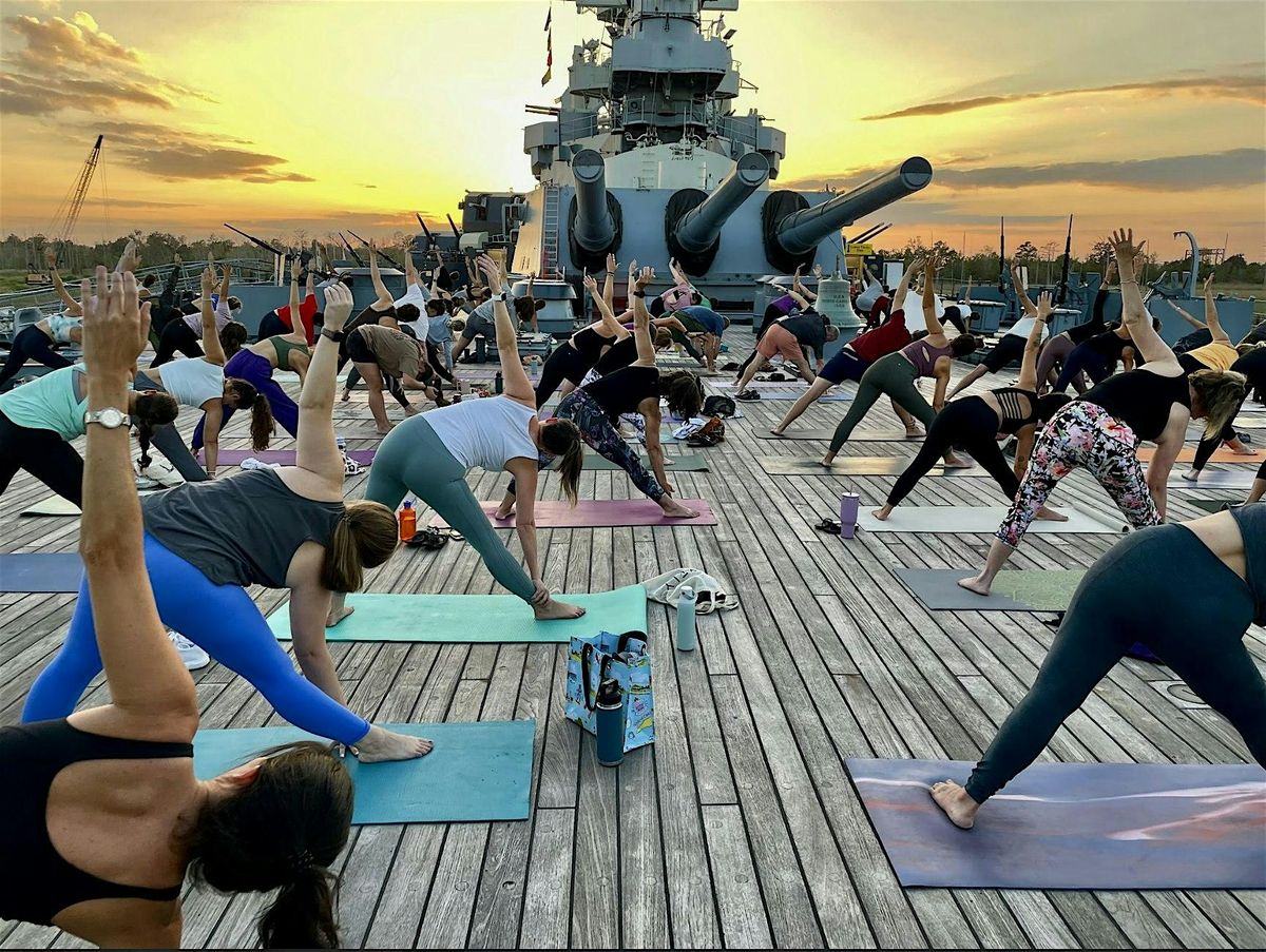 Battleship Yoga with Lauren Alivia from Yoga Salt