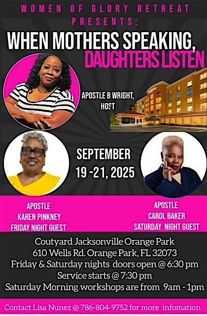 WHEN MOTHERS SPEAK DAUGHTERS LISTEN RETREAT
