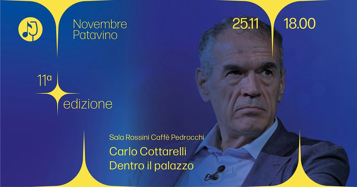 CARLO COTTARELLI: DENTRO IL PALAZZO