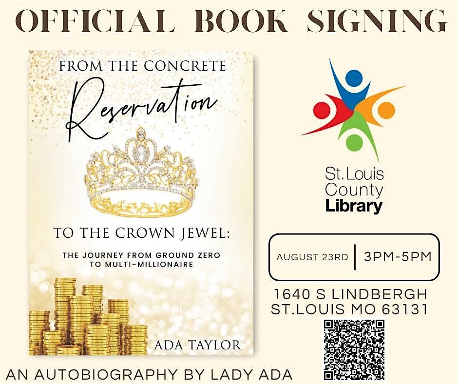 Official Book Signing of From the Concrete Reservation to the Crown Jewel
