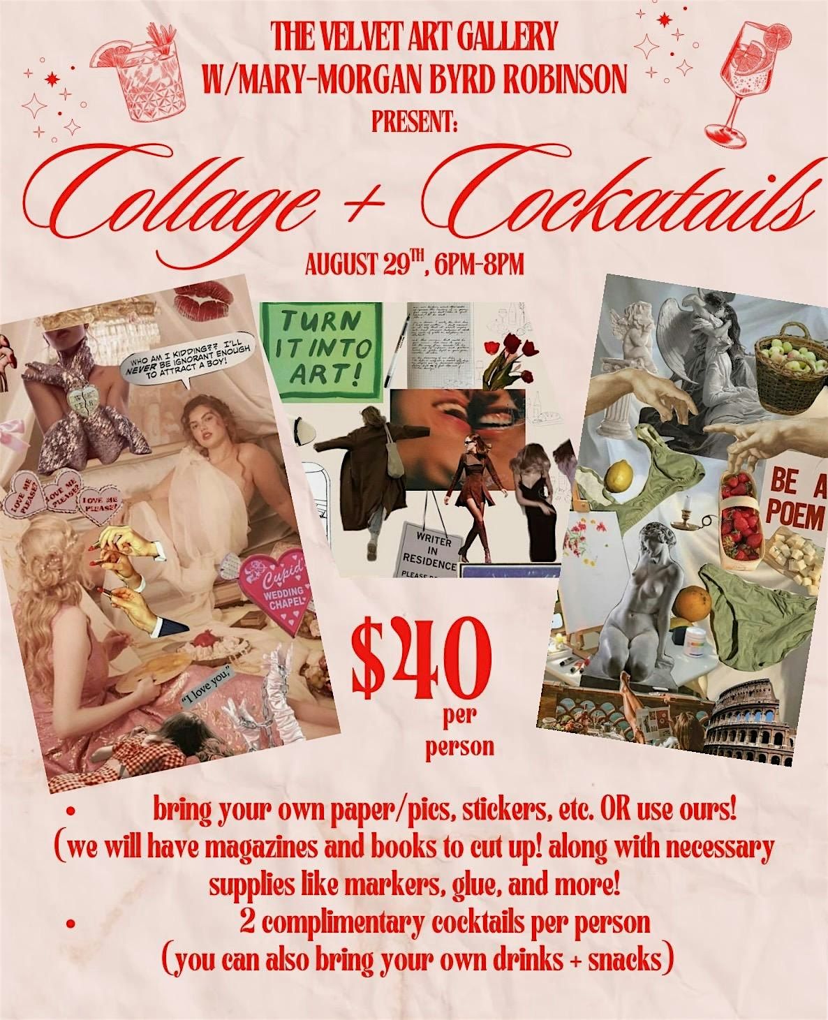 Collage & Cocktails
