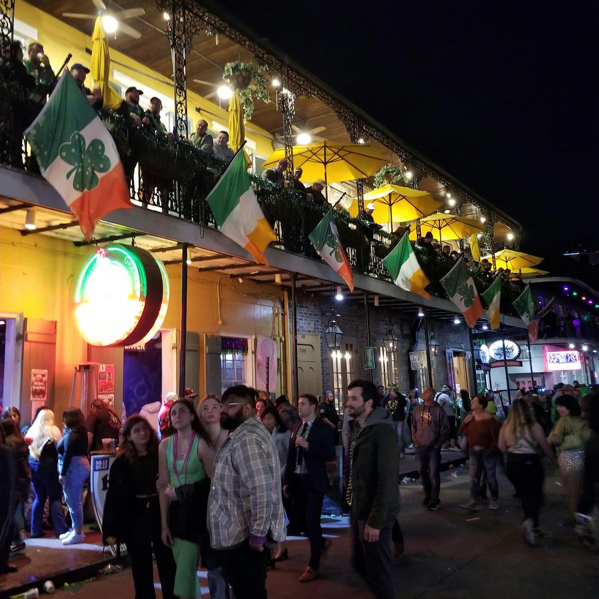 St. Patrick's Day Balcony Party