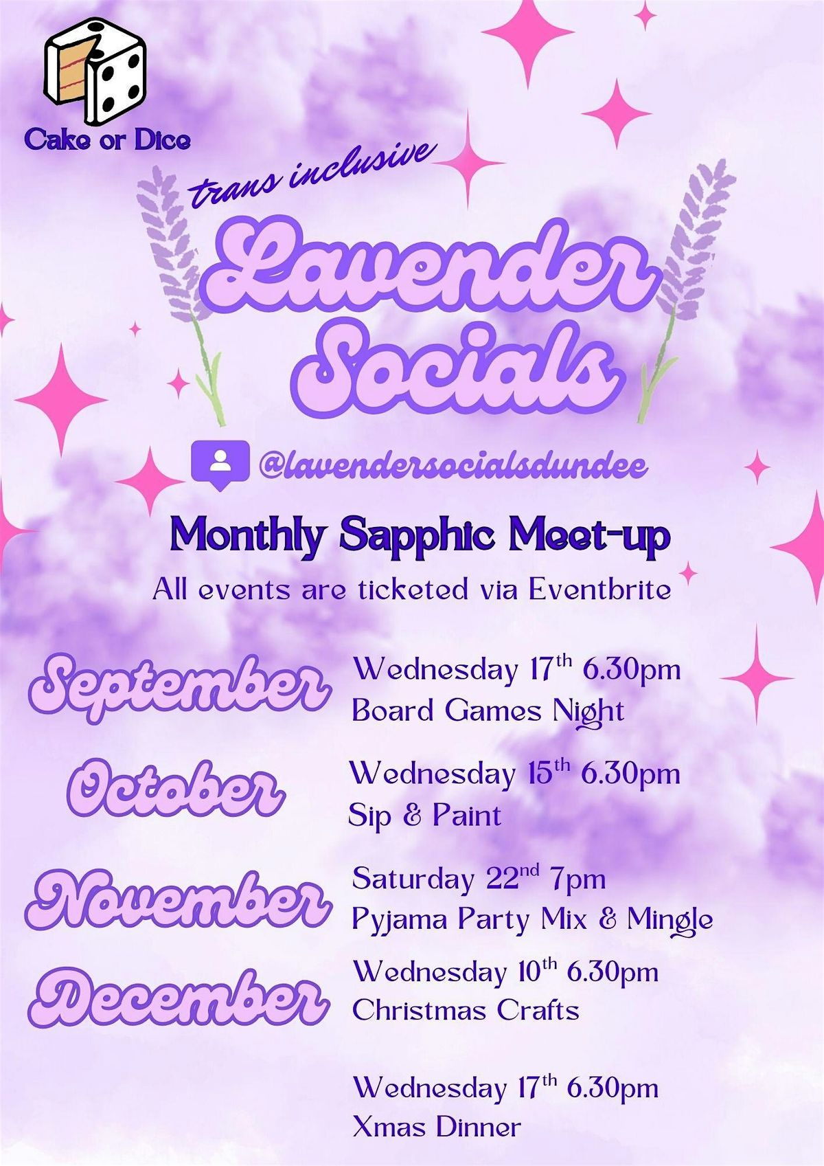 Lavender Socials Christmas Craft Night