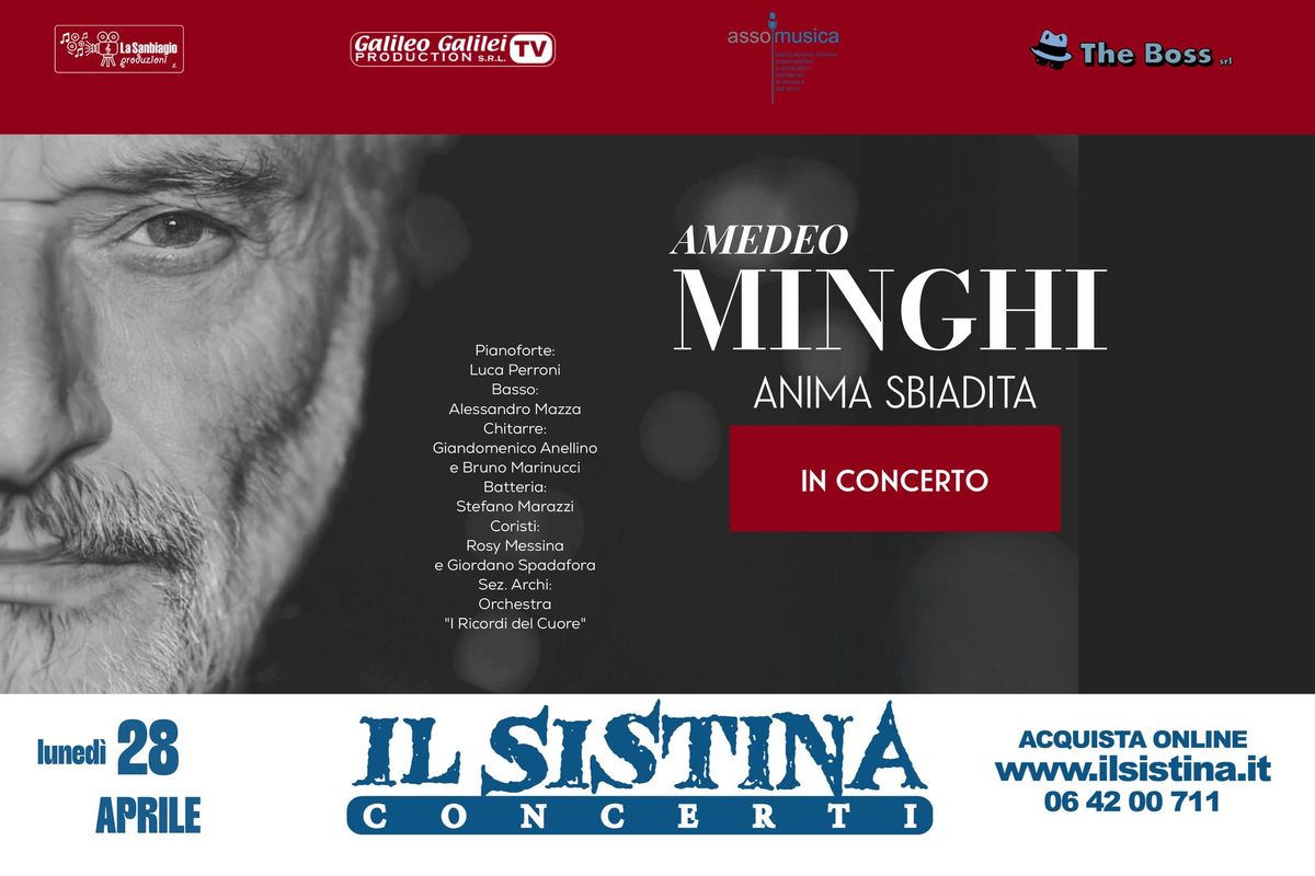 Amedeo Minghi Tour Teatrale 