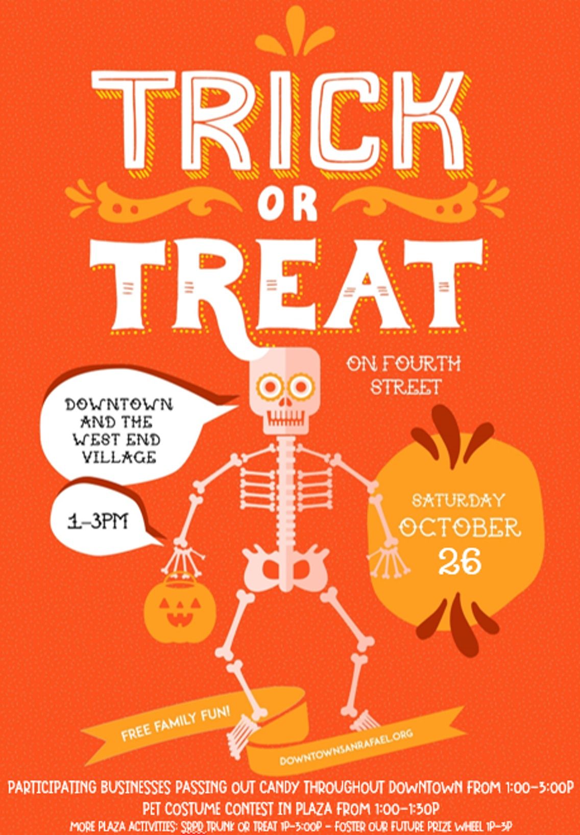 Trick-Or-Treat on Fourth Street! With a pet costume contest!