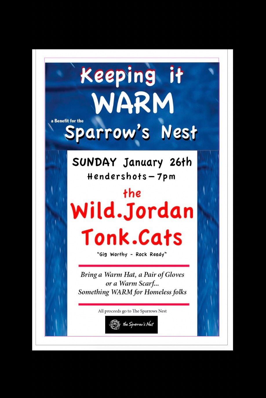 The Wild Jordan Tonk-Cats \u201cKeeping It Warm\u201d