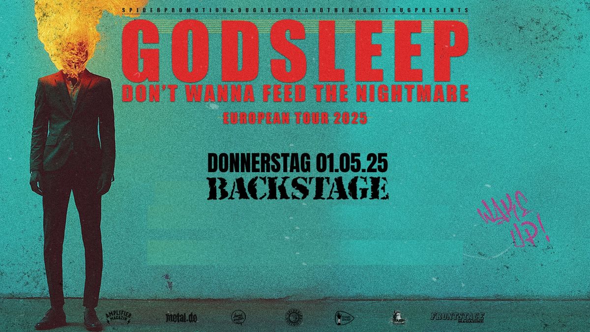 GODSLEEP | DON'T WANNA FEED THE NIGHTMARE EUROPEAN TOUR 2025 | BACKSTAGE M\u00dcNCHEN 2025