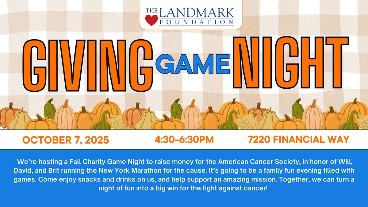 Giving Game Night