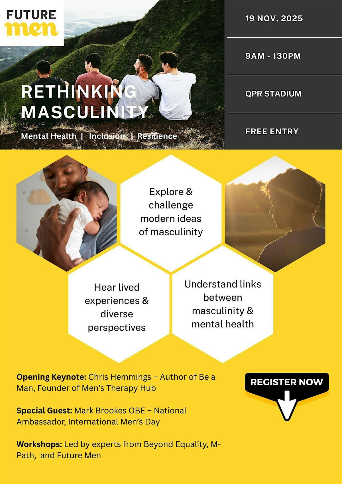 Rethinking  masculinity: Mental Health, Inclusion & Resilience