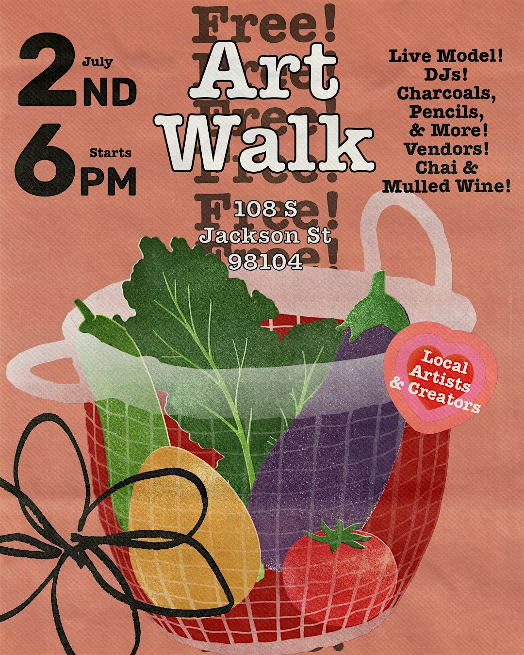 ART WALK! OPEN FIGURE CLASS & MARKET!