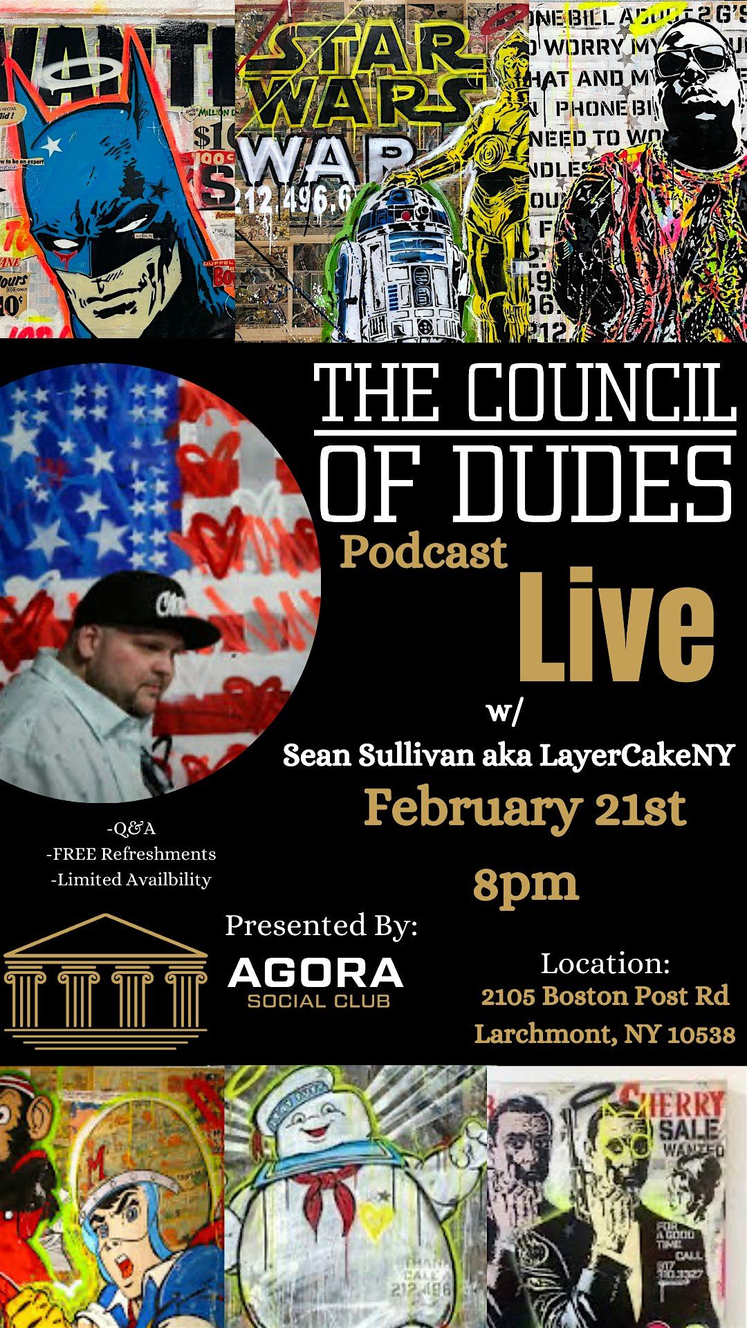 Live Podcast w\/ Sean Sullivan aka LayerCakeNY