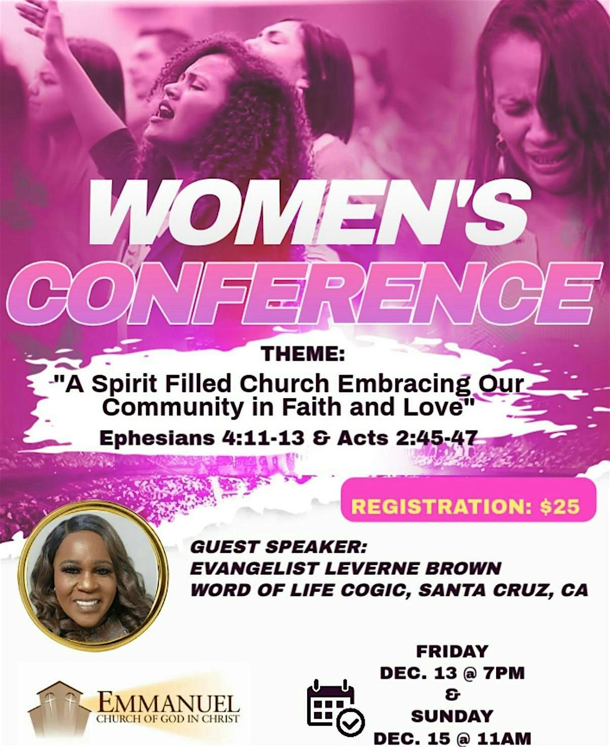 2024 Emmanuel COGIC Women\u2019s Conference