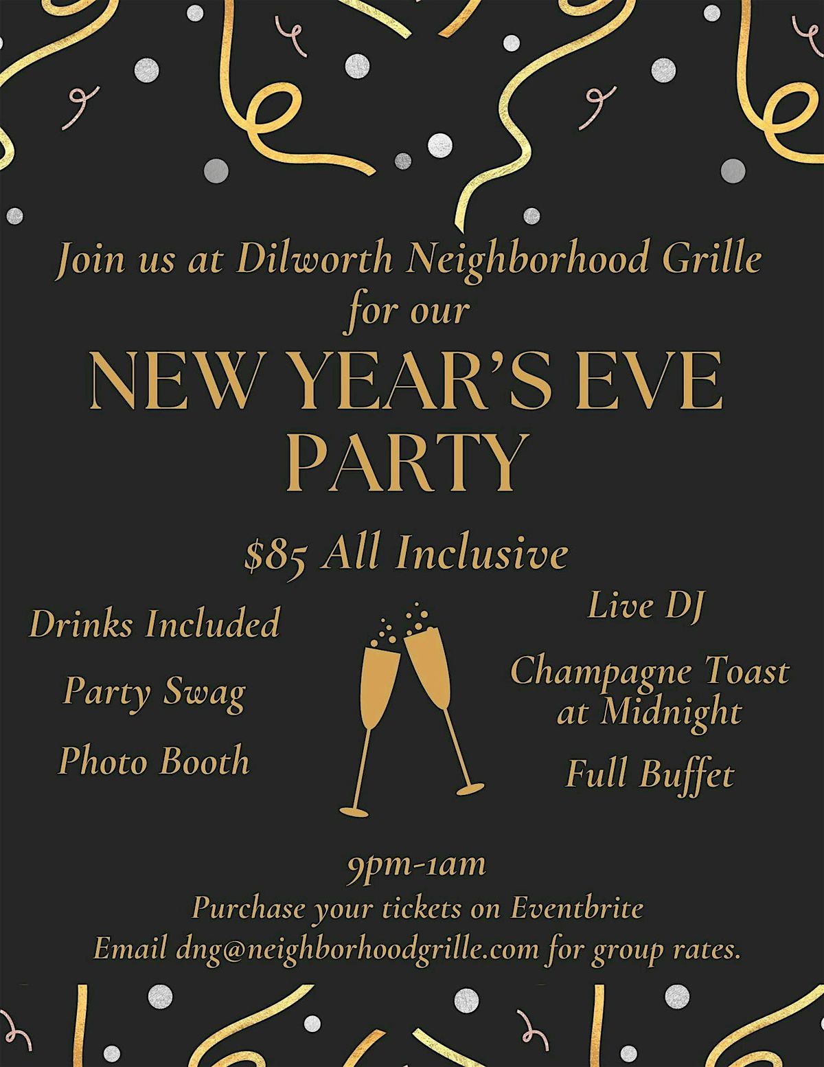 All Inclusive New Year's Eve Bash