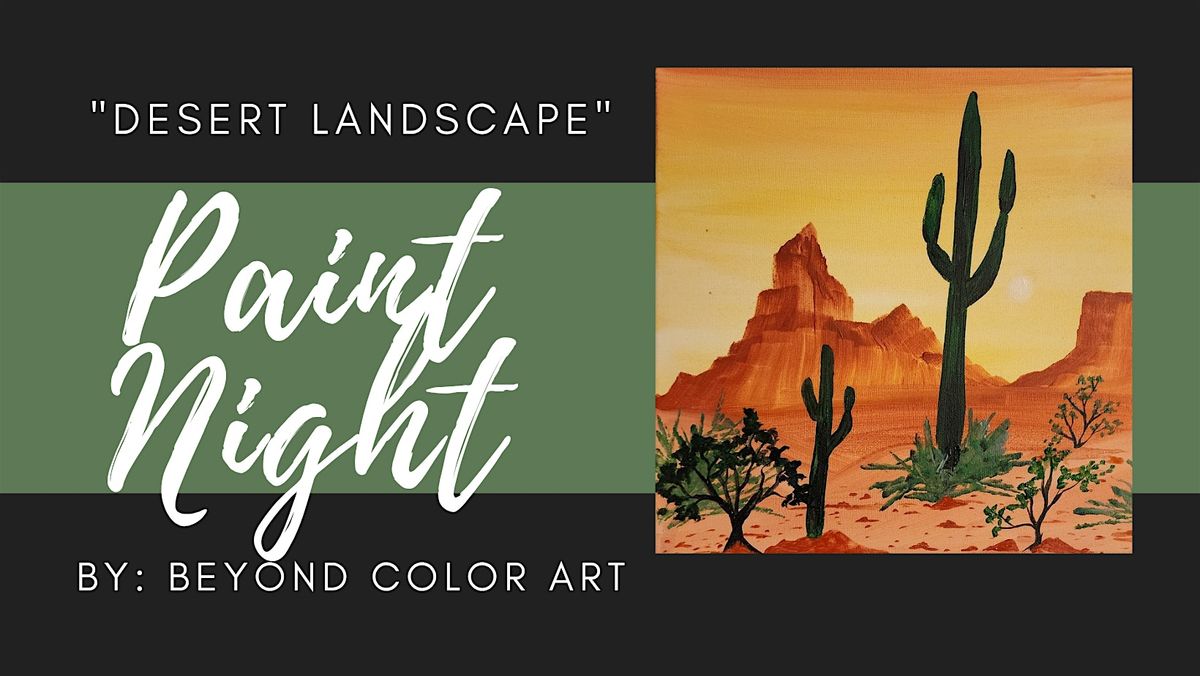 "Desert Landscape" Paint Night
