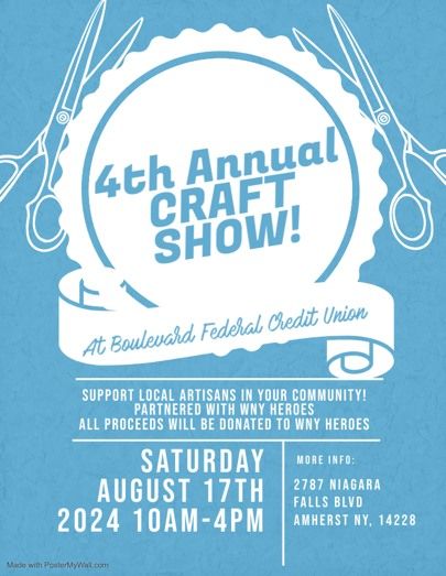 Boulevard FCU's 4th Annual Craft\/Vendor Show