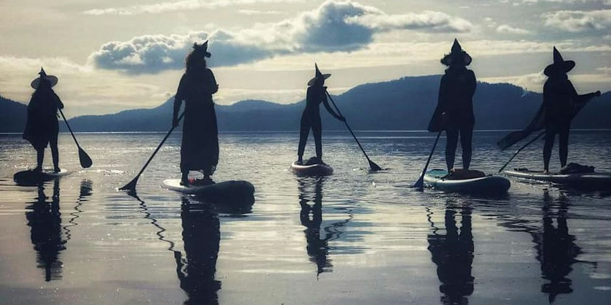 Witches and Wizards Paddle on the Puget Sound