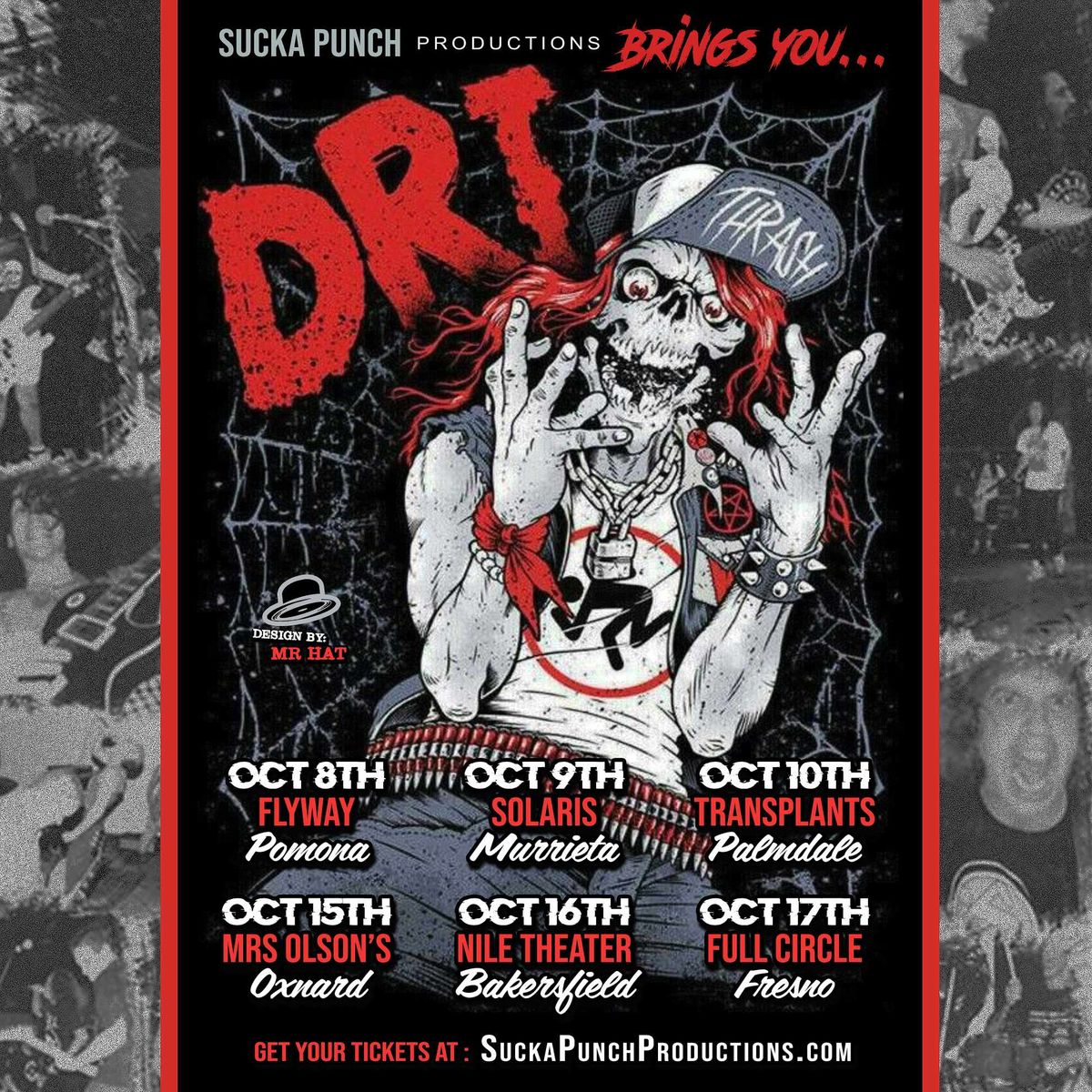 D.R.I. LIVE IN CONCERT AT MRS OLSONS IN OXNARD