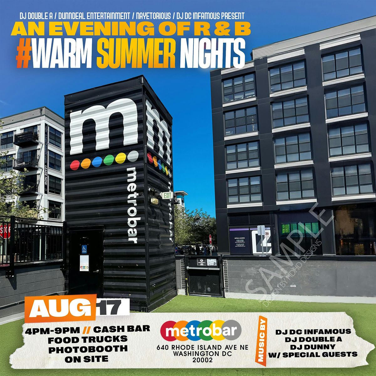 Warm Summer Nights: An evening of R&B with DJ DC Infamous and Friends