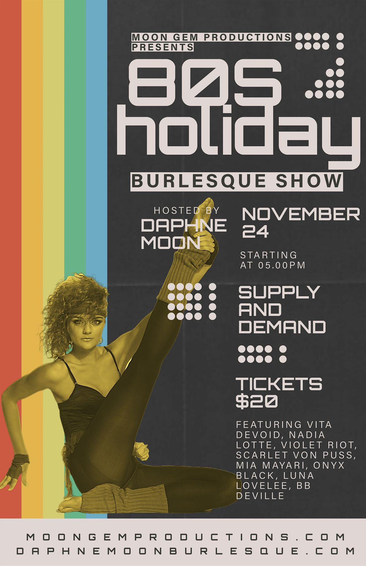 80s Holiday Burlesque Show