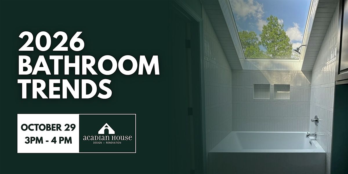 2026 Bathroom Trends