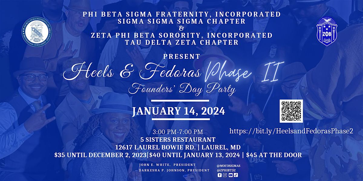 Heels and Fedoras Founders Day Party  - Phase 3.0